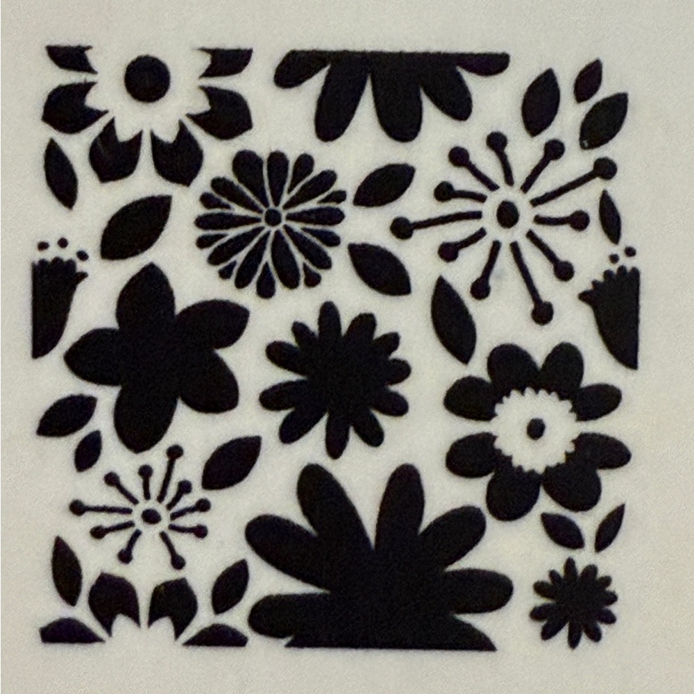 Floral Stencil 12x12 - 1 Sheet DIY Dreamcatcher Wall Art Craft